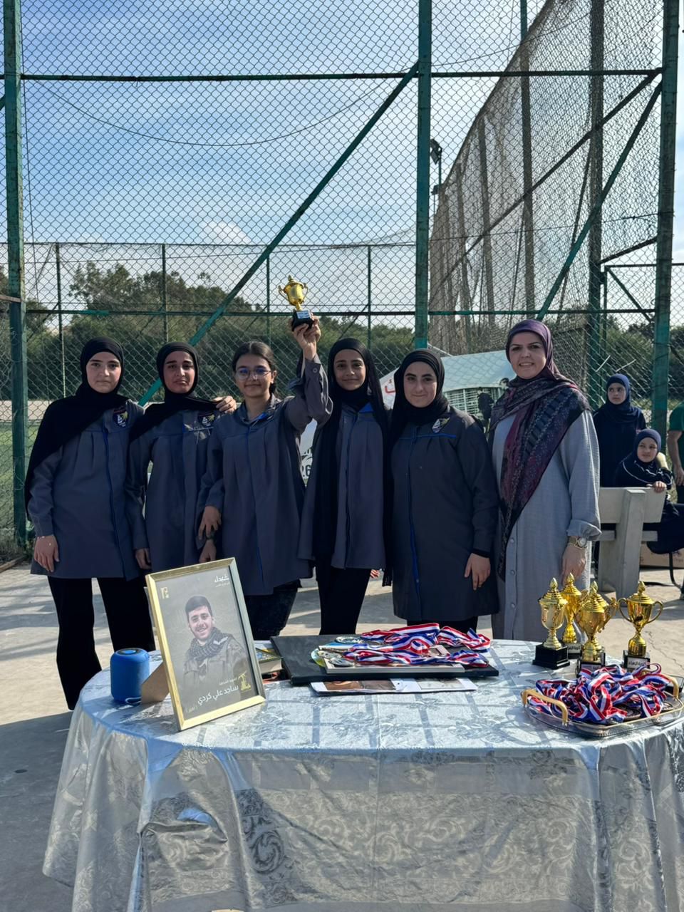 ثانوية الزهراء تحيي يوم الشهيد بنشاط رياضي بعنوان الشهداء الأبطال