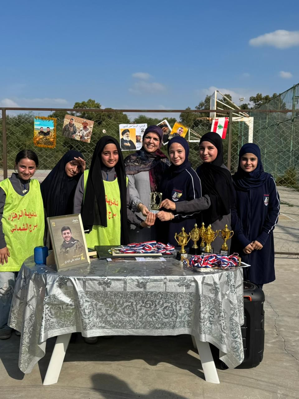 ثانوية الزهراء تحيي يوم الشهيد بنشاط رياضي بعنوان الشهداء الأبطال