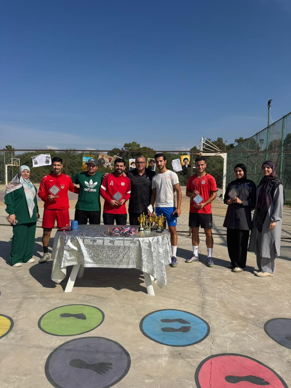 ثانوية الزهراء تحيي يوم الشهيد بنشاط رياضي بعنوان الشهداء الأبطال