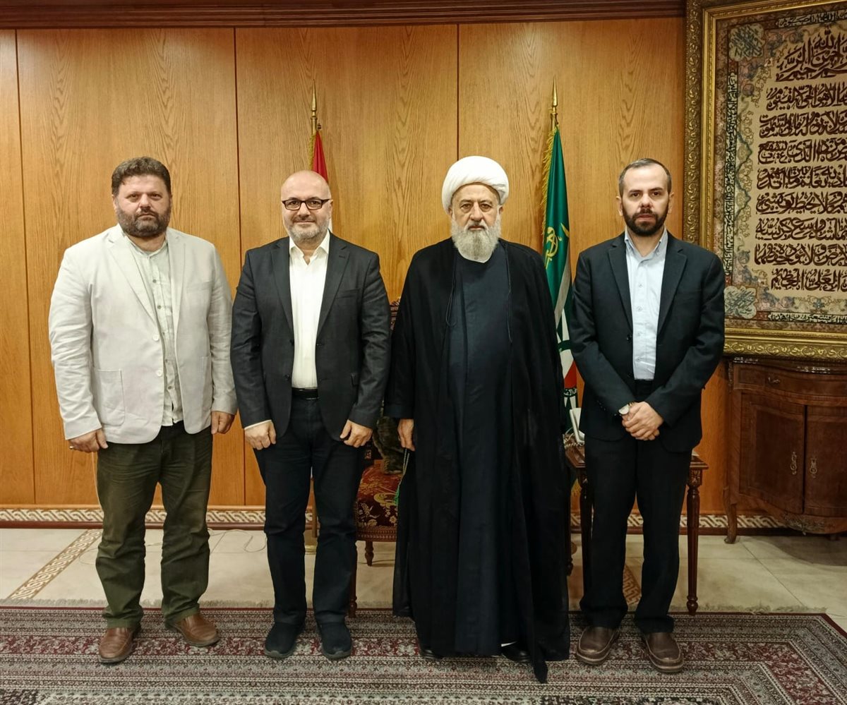 العلامة الخطيب استقبل العميد حمدان ووفد الهيئة الوطنية للعلوم والبحوث