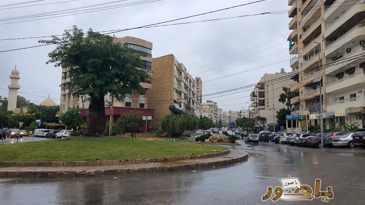 بالصور: أجواء الشتوة الأولى لهذا الموسم في مدينة صور