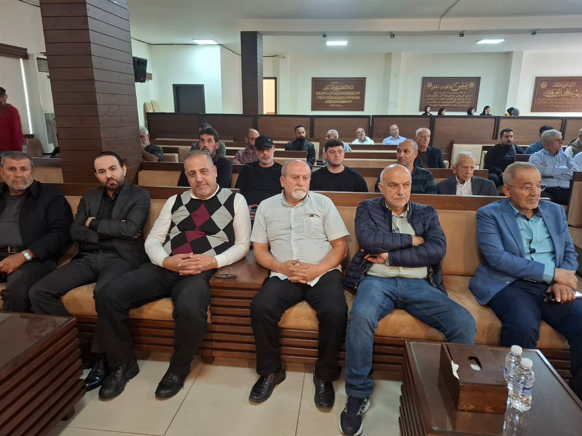 احياء الذكرى السنوية الاولى لارتقاء مختار مدينة صور الحاج سامر شغري