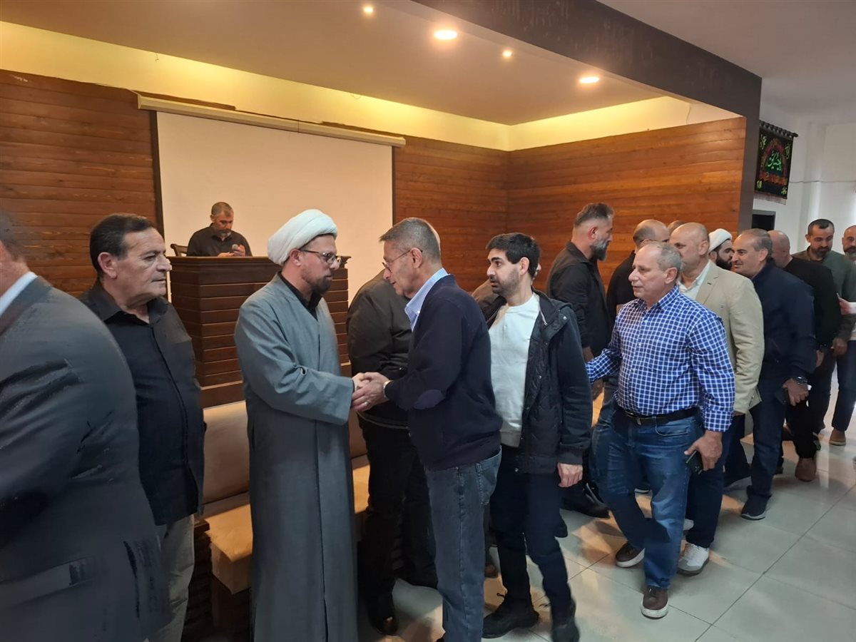 احياء الذكرى السنوية الاولى لارتقاء مختار مدينة صور الحاج سامر شغري