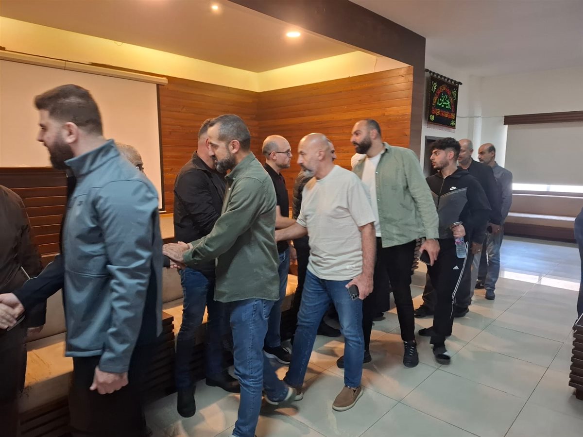 احياء الذكرى السنوية الاولى لارتقاء مختار مدينة صور الحاج سامر شغري