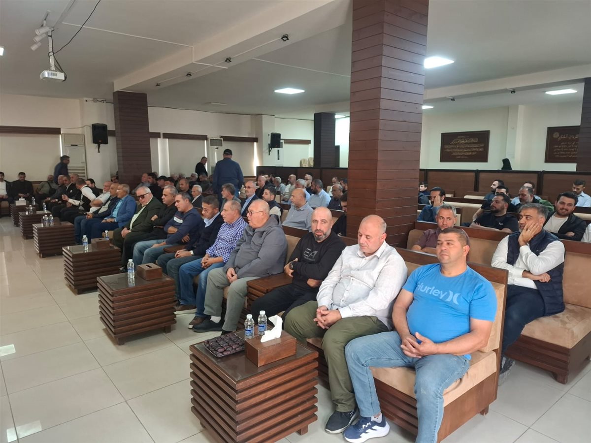 احياء الذكرى السنوية الاولى لارتقاء مختار مدينة صور الحاج سامر شغري