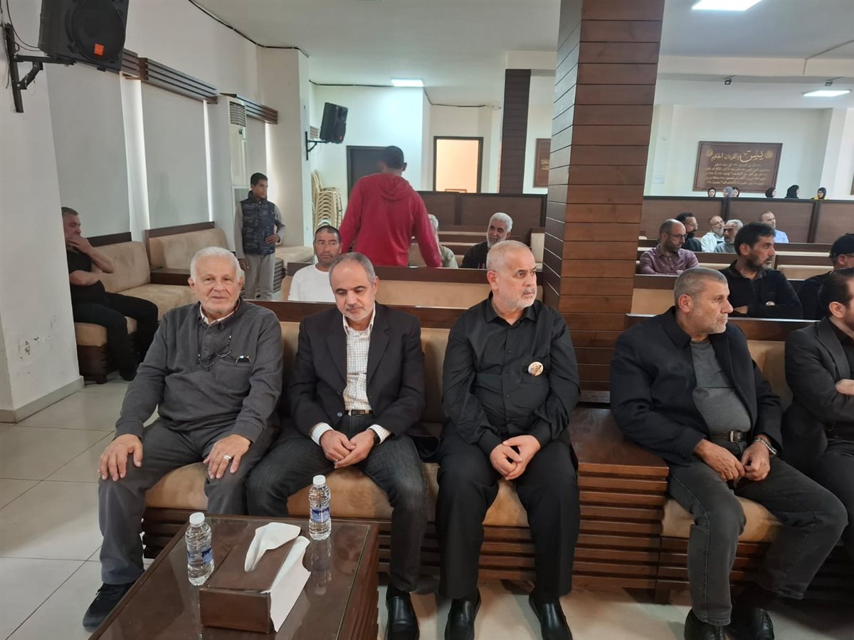 احياء الذكرى السنوية الاولى لارتقاء مختار مدينة صور الحاج سامر شغري