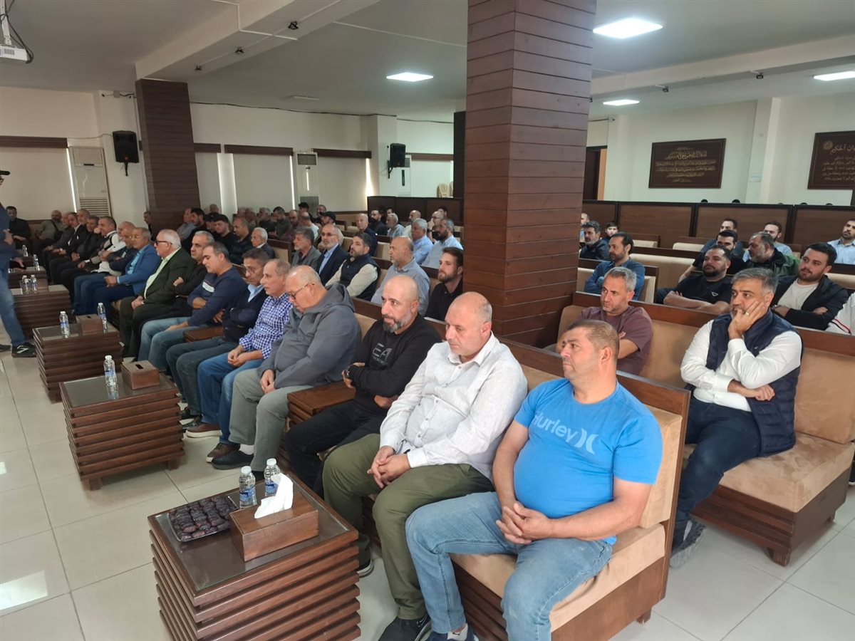 احياء الذكرى السنوية الاولى لارتقاء مختار مدينة صور الحاج سامر شغري