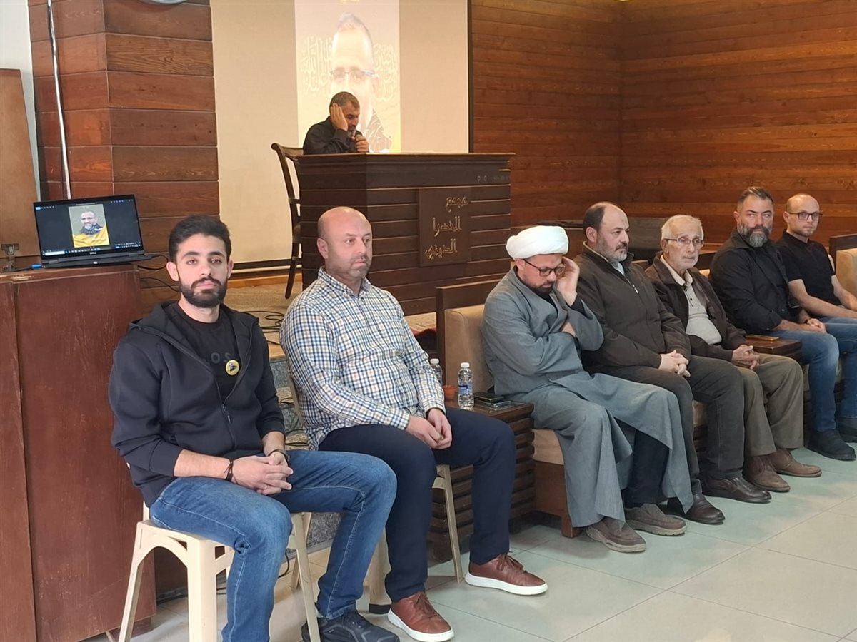 احياء الذكرى السنوية الاولى لارتقاء مختار مدينة صور الحاج سامر شغري