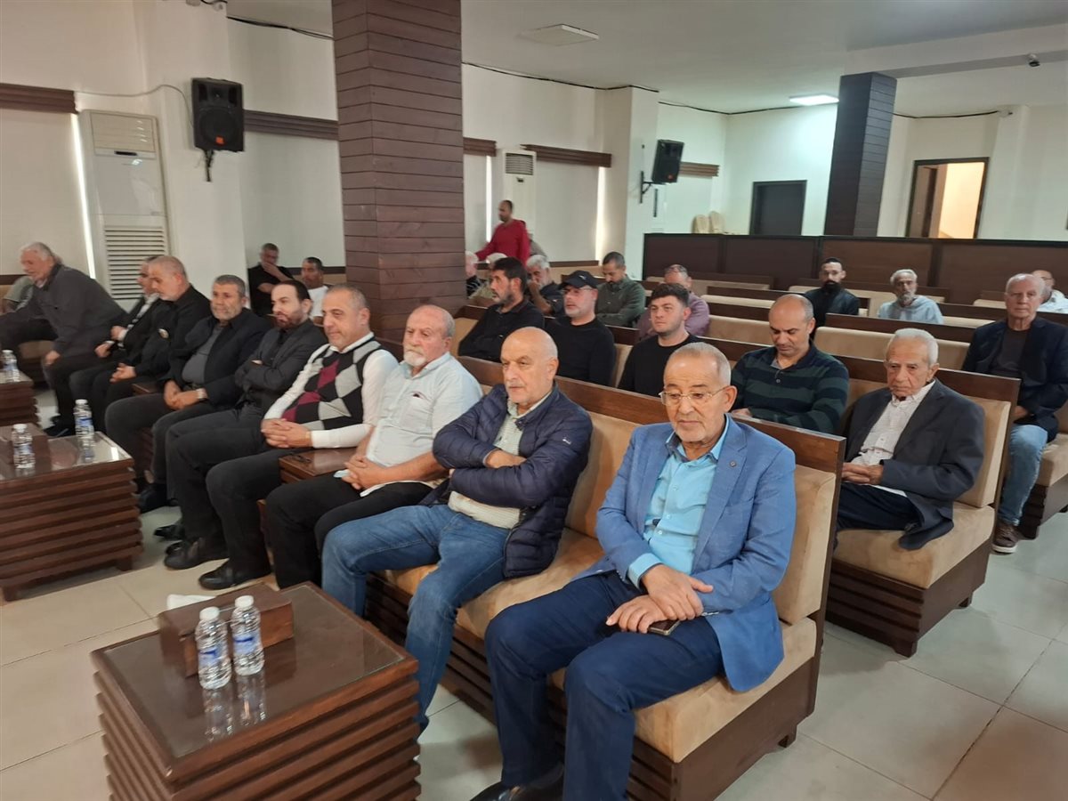 احياء الذكرى السنوية الاولى لارتقاء مختار مدينة صور الحاج سامر شغري