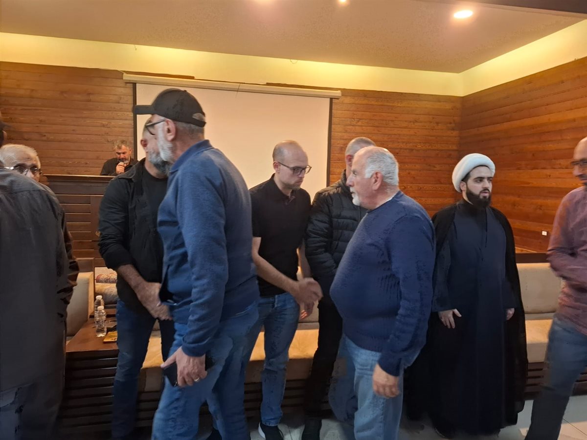 احياء الذكرى السنوية الاولى لارتقاء مختار مدينة صور الحاج سامر شغري