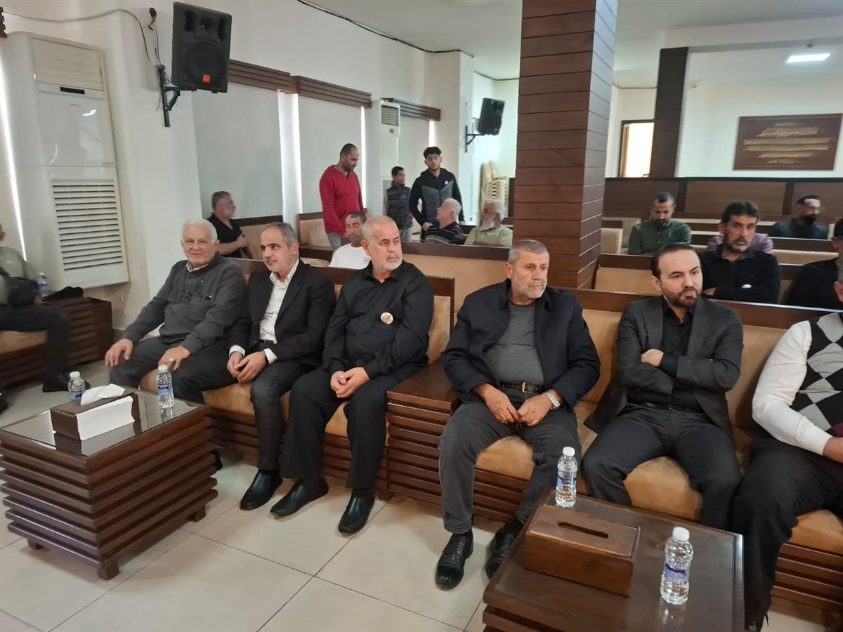 احياء الذكرى السنوية الاولى لارتقاء مختار مدينة صور الحاج سامر شغري