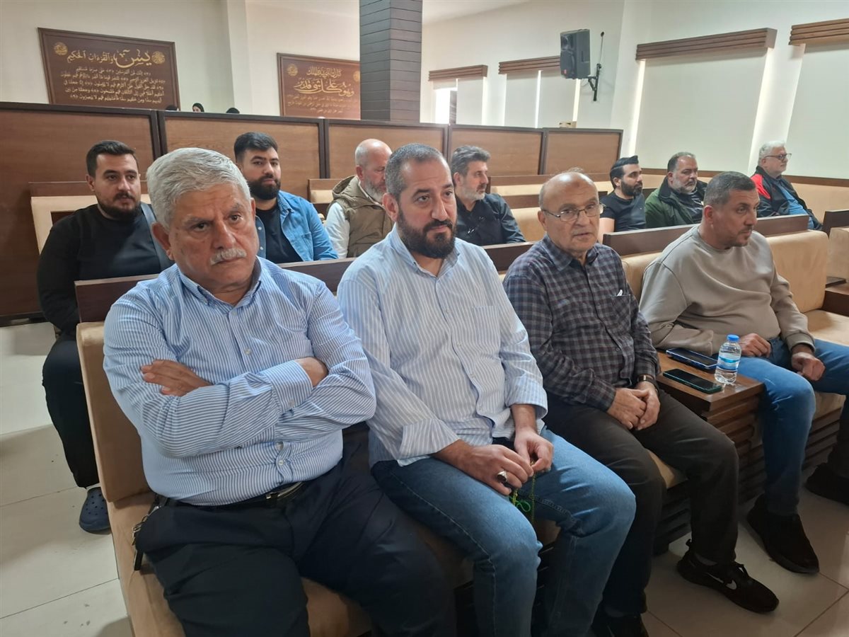 احياء الذكرى السنوية الاولى لارتقاء مختار مدينة صور الحاج سامر شغري