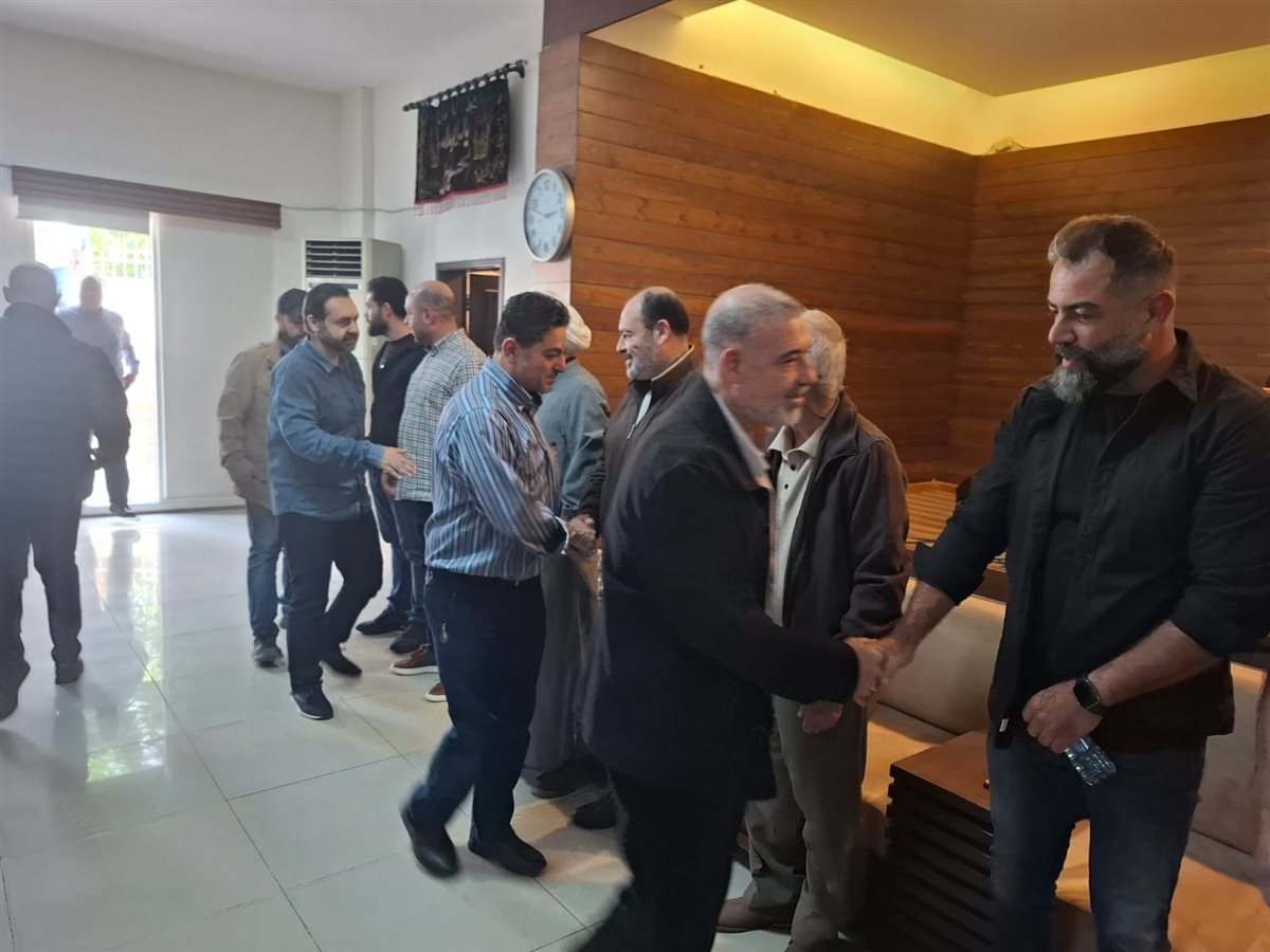 احياء الذكرى السنوية الاولى لارتقاء مختار مدينة صور الحاج سامر شغري