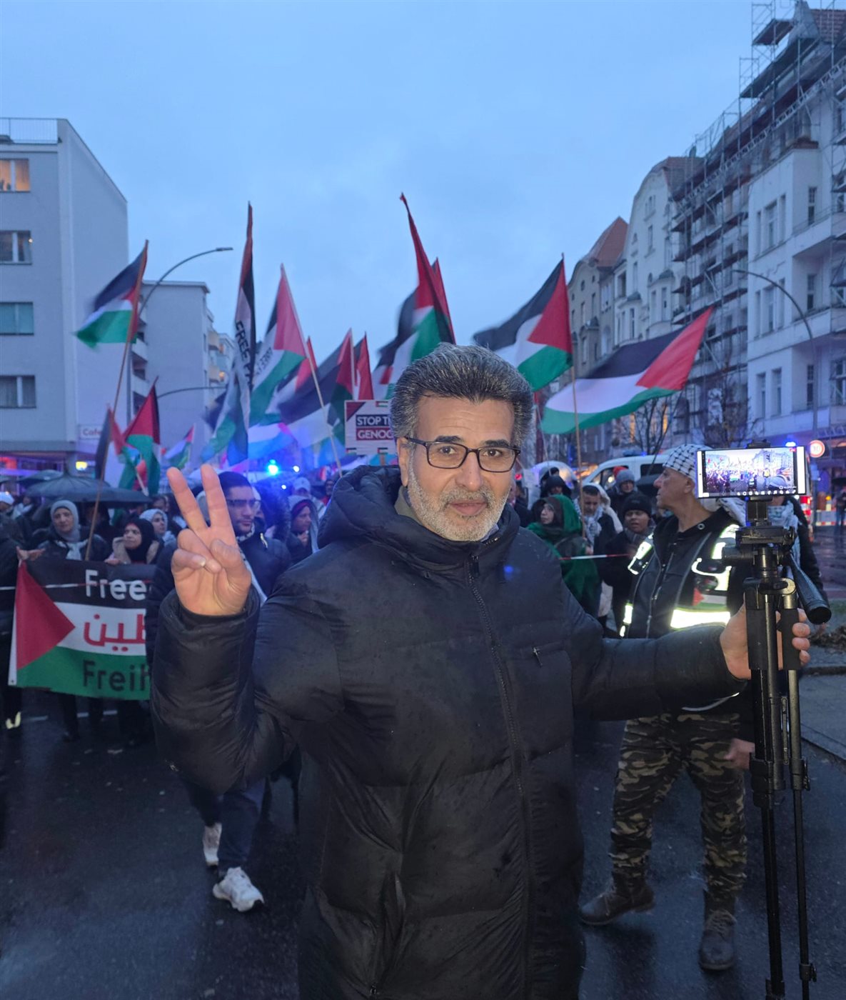 تظاهرة حاشدة في برلين تضامنا مع فلسطين