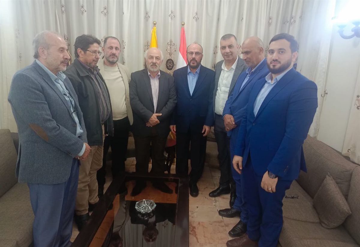 حب الله يستقبل وفدا من اللقاء التشاوري الوطني الفلسطيني لمناقشة الأوضاع المتعلقة باللاجئين الفلسطينيين في لبنان