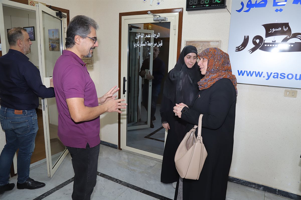 السيدة مليحة الصدر ضيفة طلاب الاعلام في جامعة LIU في ستديوهات يا صور: الامام الصدر حفز الشباب على العلم والتقدم