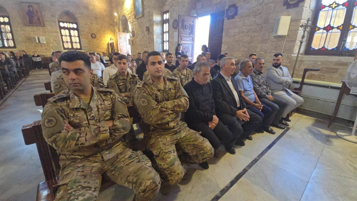 مدينة صور أحيت الذكرى السنوية الاولى لإرتقاء المعاون في الجيش اللبناني انطوان كيال