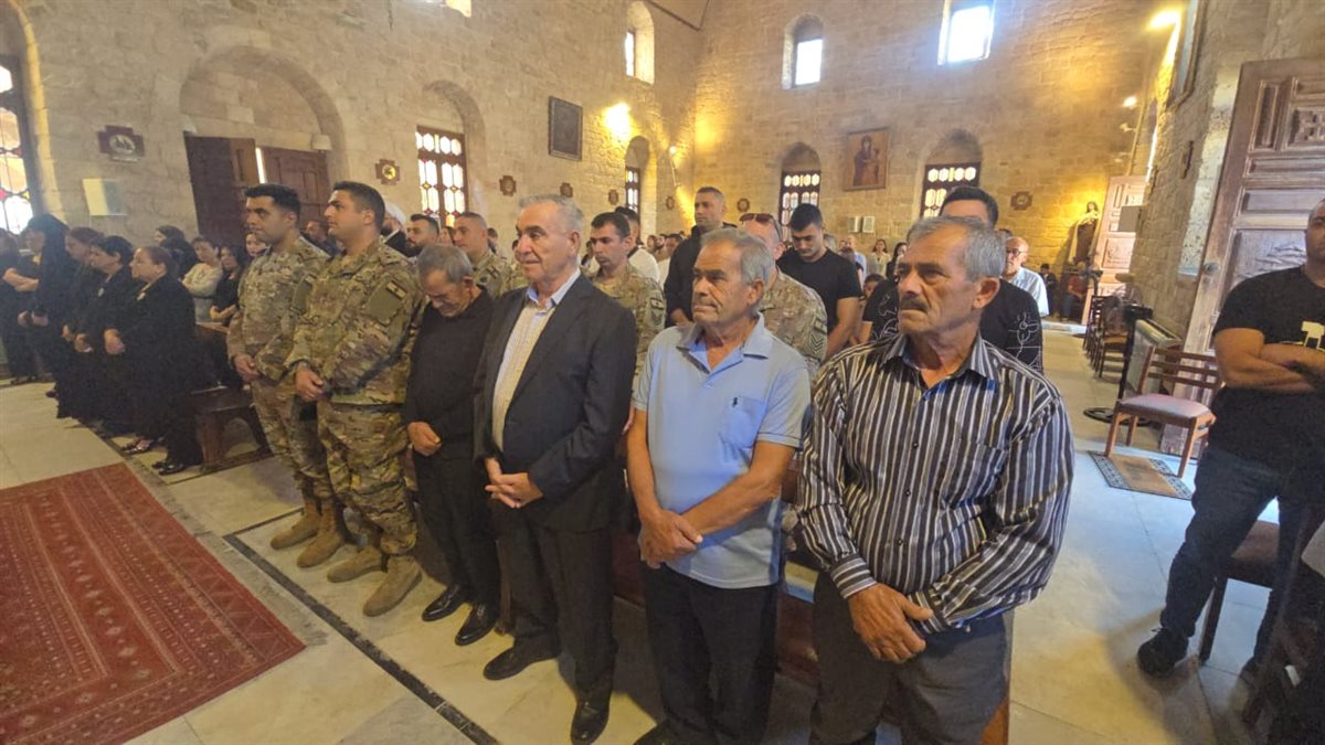 مدينة صور أحيت الذكرى السنوية الاولى لإرتقاء المعاون في الجيش اللبناني انطوان كيال