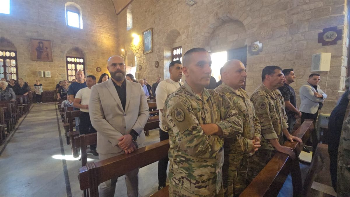 مدينة صور أحيت الذكرى السنوية الاولى لإرتقاء المعاون في الجيش اللبناني انطوان كيال