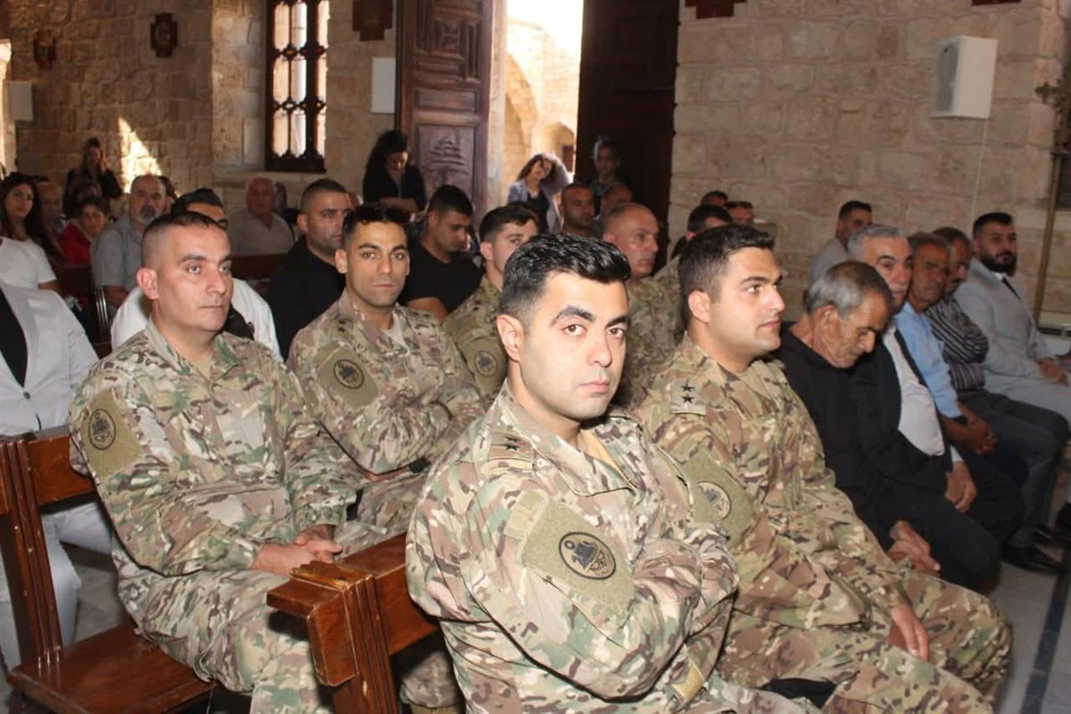 مدينة صور أحيت الذكرى السنوية الاولى لإرتقاء المعاون في الجيش اللبناني انطوان كيال