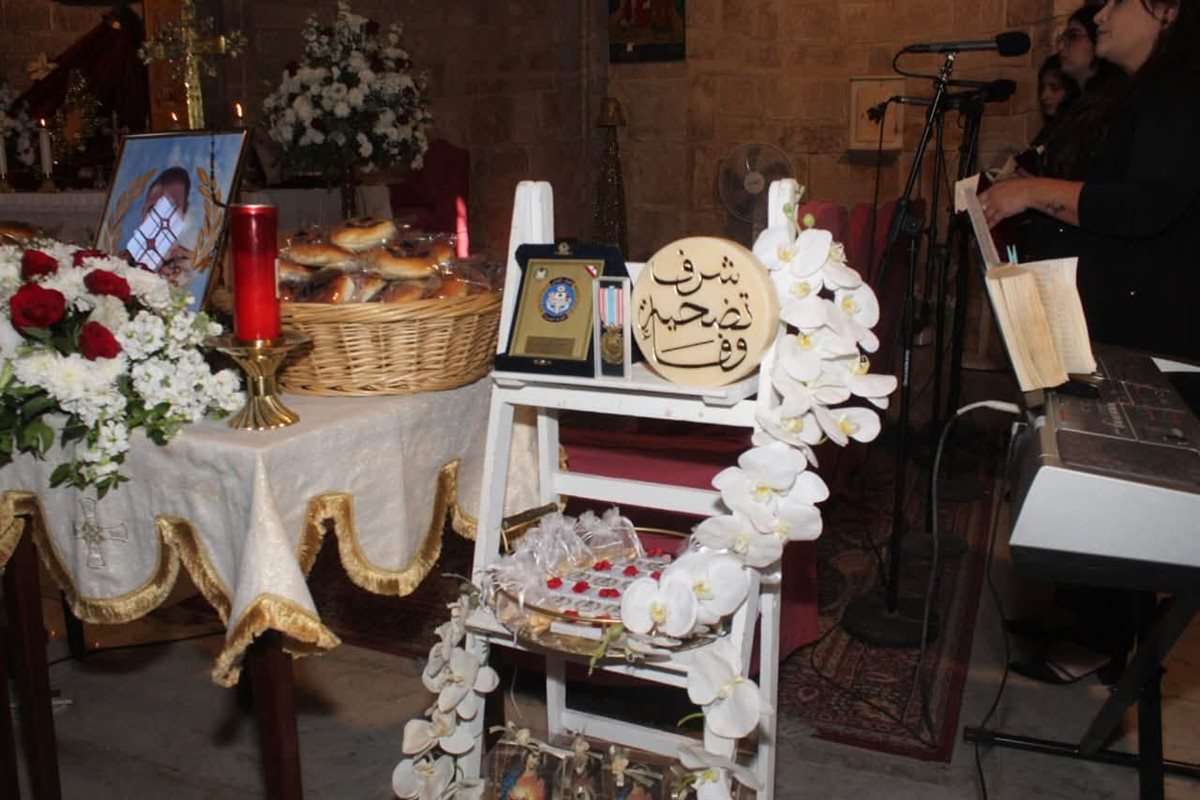 مدينة صور أحيت الذكرى السنوية الاولى لإرتقاء المعاون في الجيش اللبناني انطوان كيال