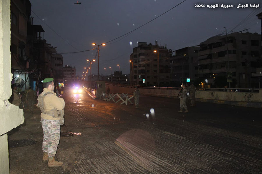 توجيهات من الجيش بالتزام التعليمات خلال القداس البابوي