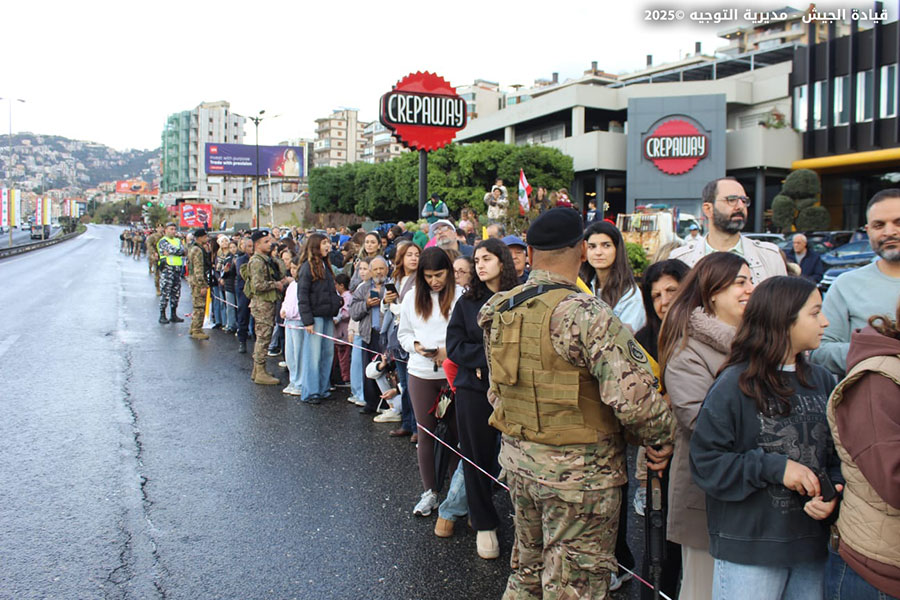 توجيهات من الجيش بالتزام التعليمات خلال القداس البابوي