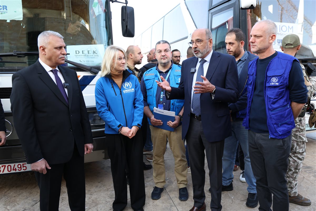 الأمن العام ينظم المرحلة الثانية عشرة من العودة المنظمة للنازحين السوريين