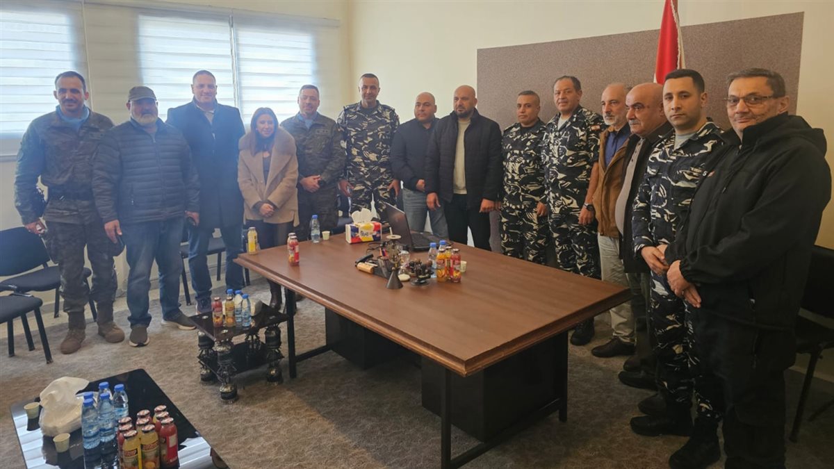 بالصور: افتتاح مبنى مخفر ميس الجبل بعد ترميمه