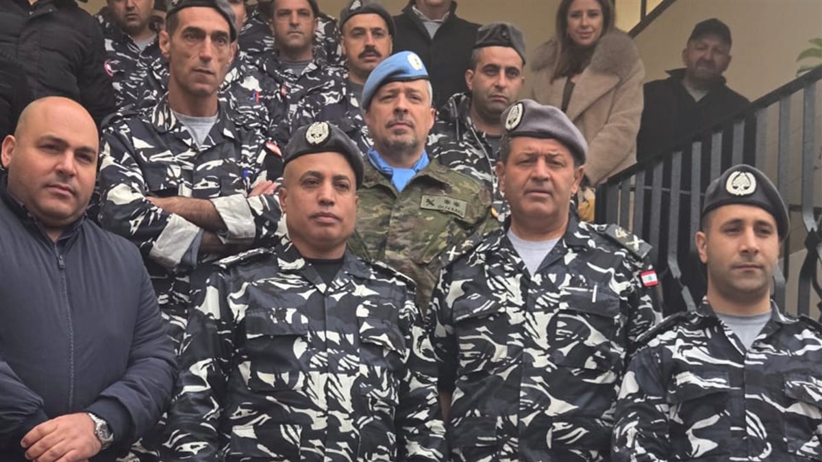 بالصور: افتتاح مبنى مخفر ميس الجبل بعد ترميمه