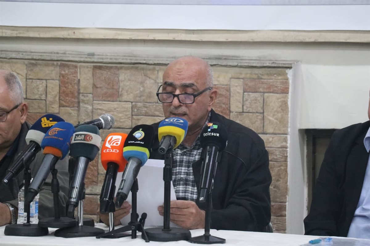 مؤتمر صحفي لدائرة اللاجئين والأونروا في الجبهة الديمقراطية في لبنان بمناسبة ذكرى تأسيس الأونروا وصدور القرار 194