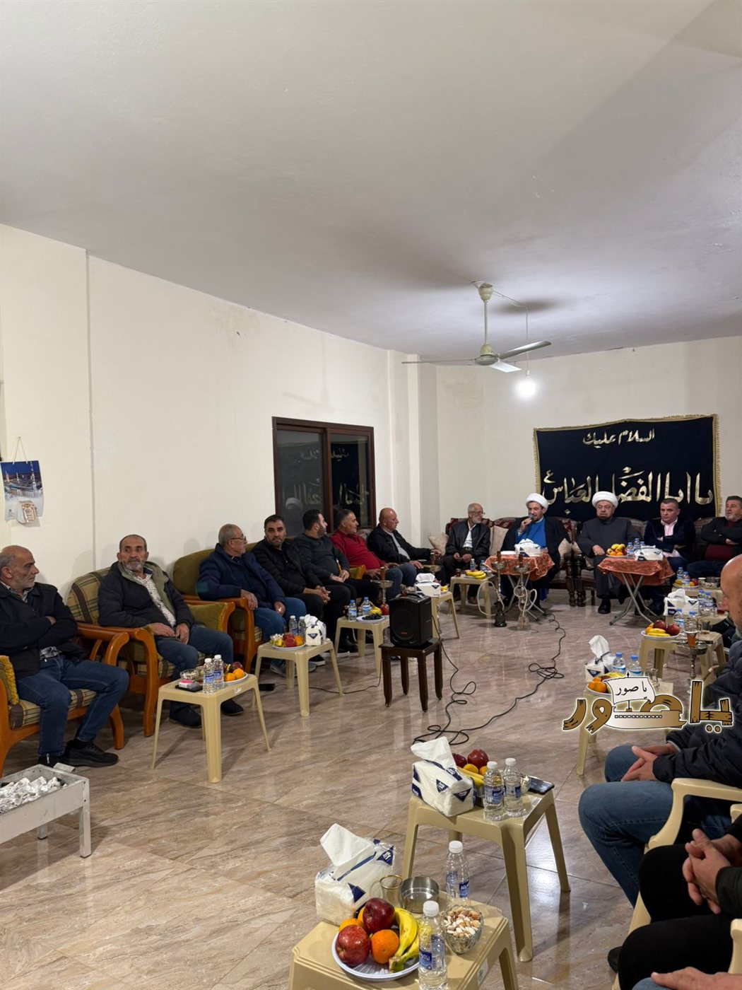 أمسية ثقافية في ديوانية الامام الحسين (ع) دارة المحامي وسيم منيف قليط بحضور مدير التبليغ الديني في المجلس الإسلامي الشيعي الأعلى