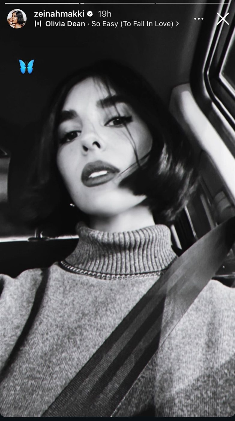 زينة مكي تشارك جمهورها صورة جديدة بإطلالة أنيقة