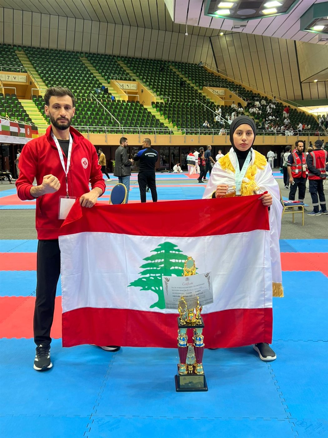 انجاز رياضي لاكاديمية الصرفند على منصات التتويج العالمية