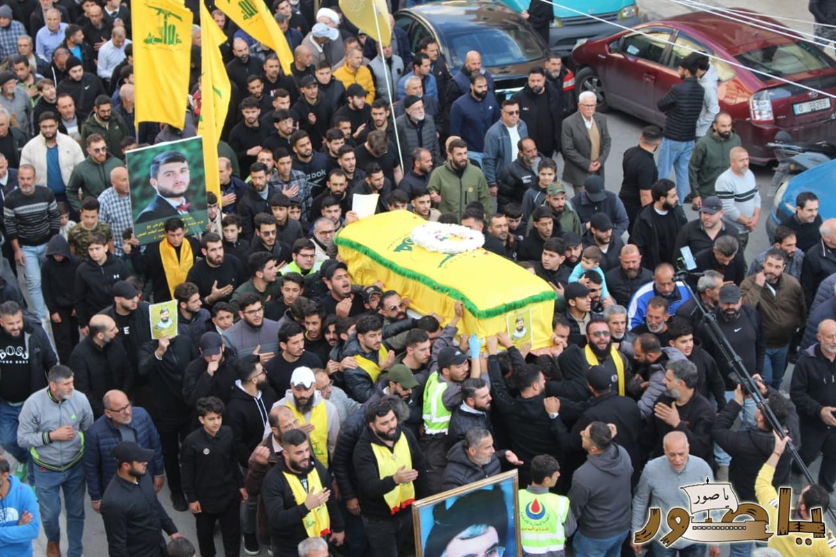 تشييع حاشد للشهيد السعيد علي عماد دهيني في طورا