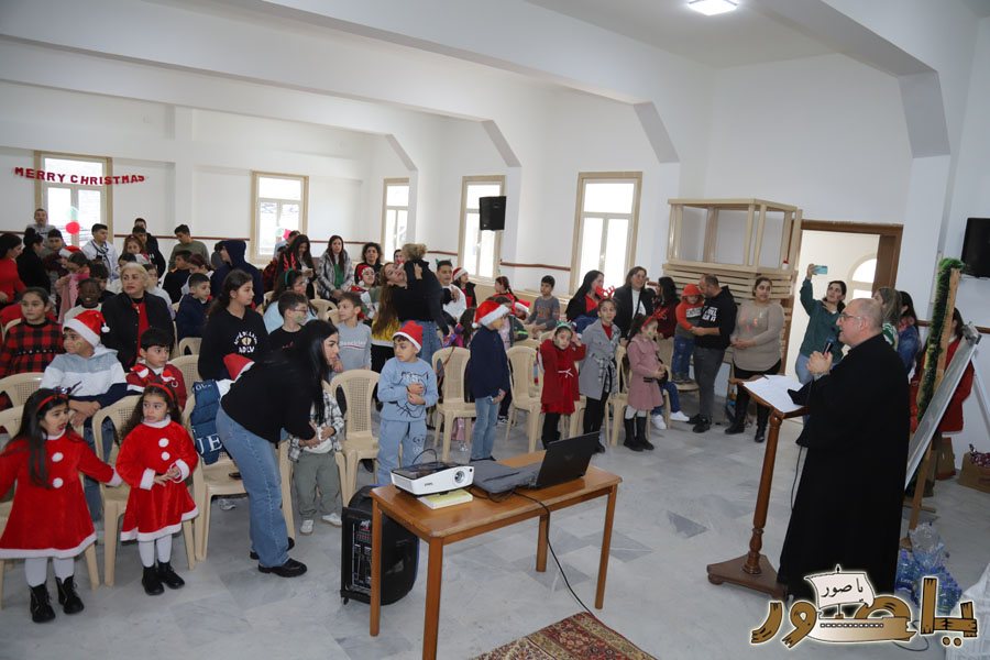 إحتفال ميلادي حاشد لأطفال رعية سيدة البحار المارونية صور