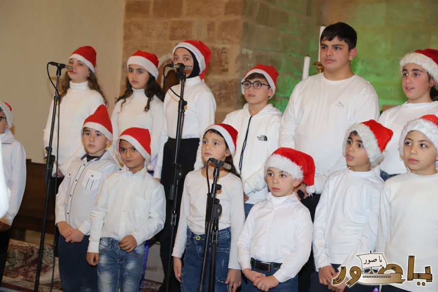 سهرة ترانيم ميلادية في كنيسة مار أنطونيوس صور