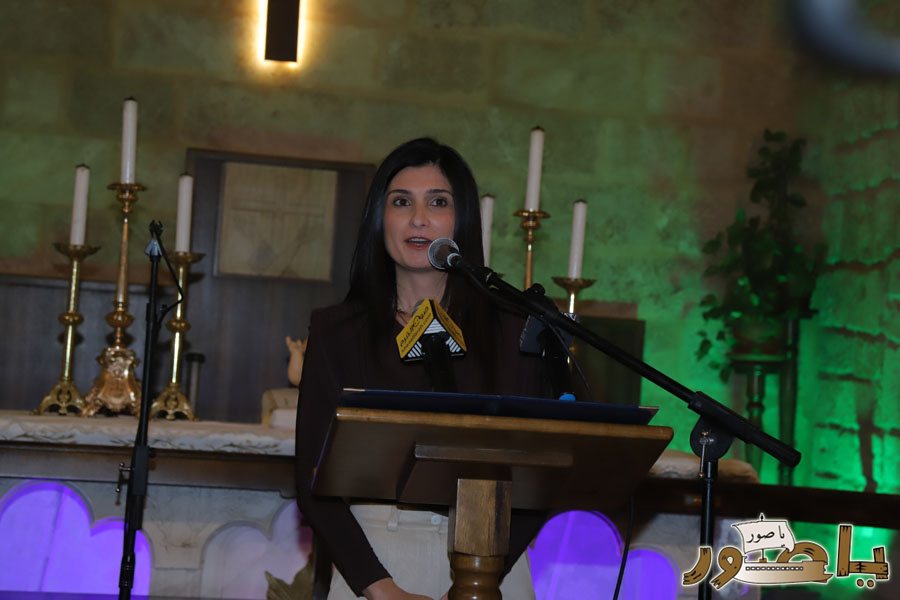 سهرة ترانيم ميلادية في كنيسة مار أنطونيوس صور