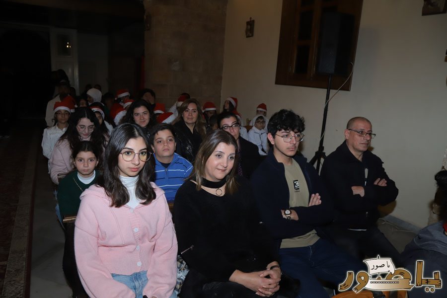 سهرة ترانيم ميلادية في كنيسة مار أنطونيوس صور