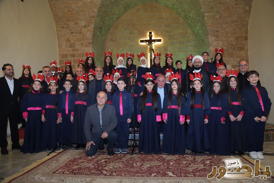 سهرة ترانيم ميلادية في كنيسة مار أنطونيوس صور