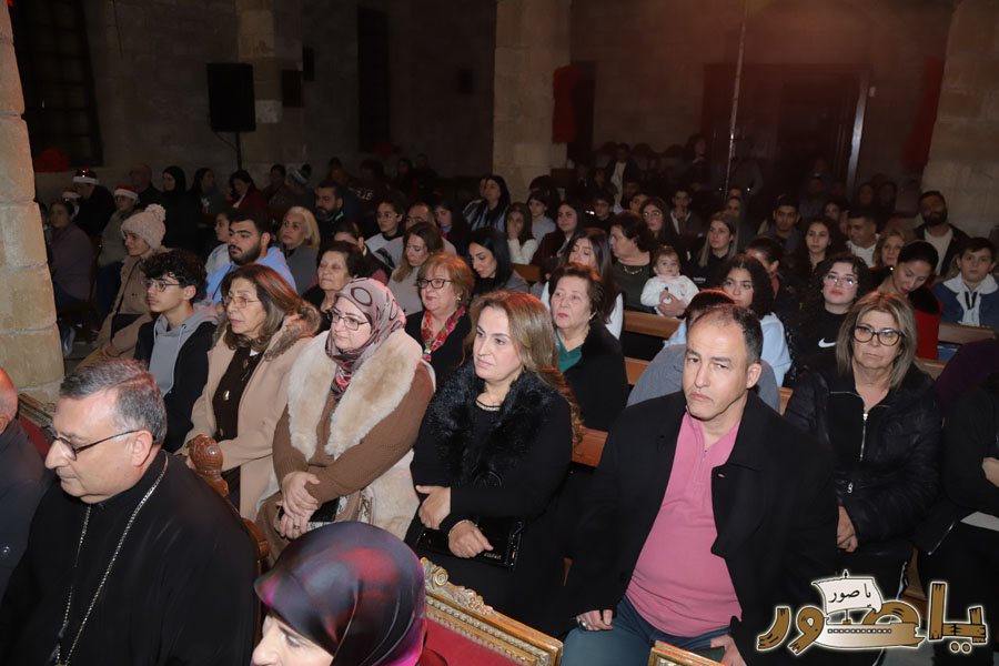 بالصور: رسيتال ميلادي في كاتدرائية القديس توما الرسول للروم الملكيين الكاثوليك في صور