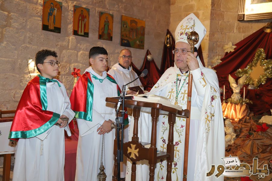 قداس ليلة الميلاد المجيد في كاتدرائية سيدة البحار المارونية في صور