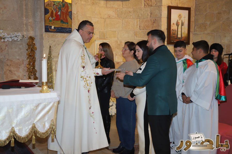 قداس ليلة الميلاد المجيد في كاتدرائية سيدة البحار المارونية في صور