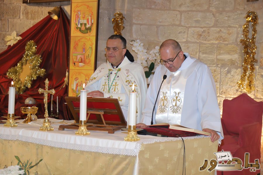 قداس ليلة الميلاد المجيد في كاتدرائية سيدة البحار المارونية في صور