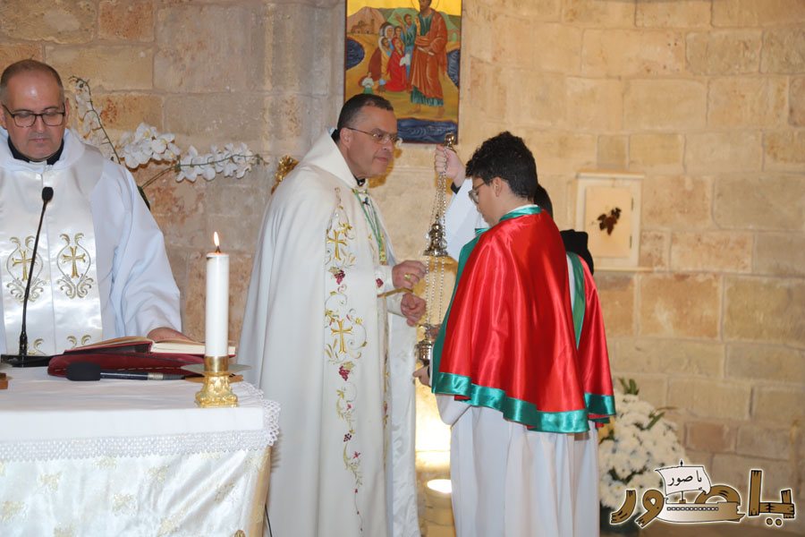 قداس ليلة الميلاد المجيد في كاتدرائية سيدة البحار المارونية في صور