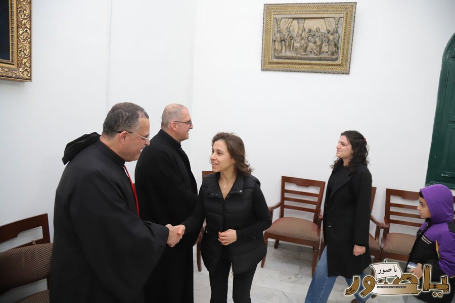 قداس ليلة الميلاد المجيد في كاتدرائية سيدة البحار المارونية في صور