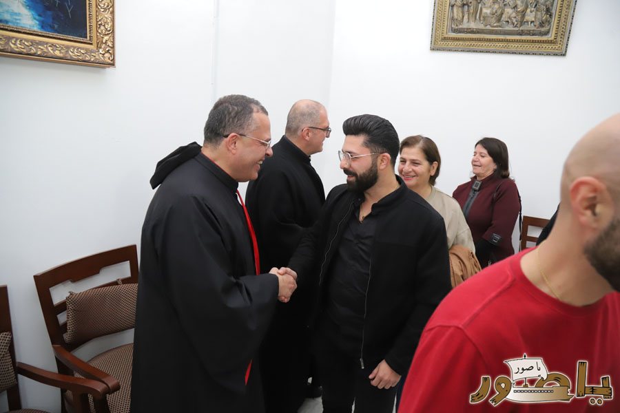 قداس ليلة الميلاد المجيد في كاتدرائية سيدة البحار المارونية في صور