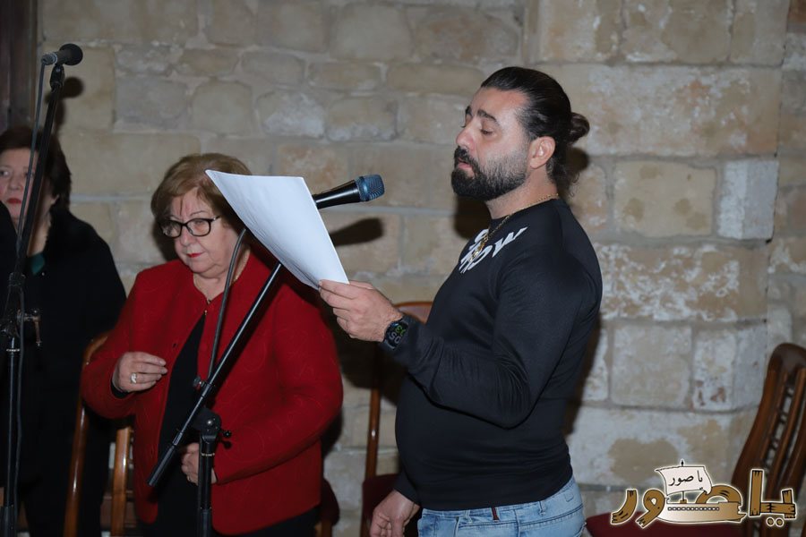 قداس ليلة الميلاد المجيد في كاتدرائية القديس توما الرسول للروم الملكيين الكاثوليك في صور