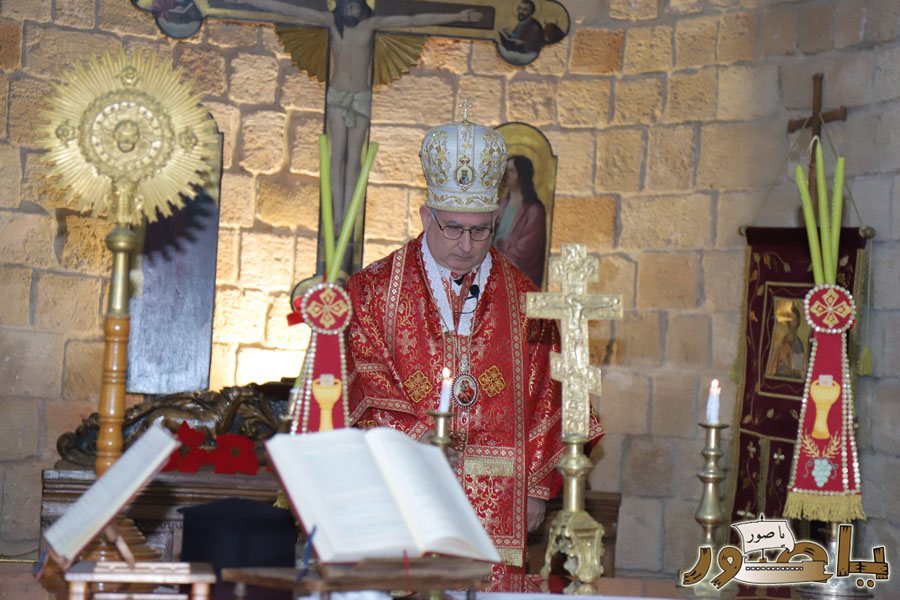 بالصور: قداس الميلاد المجيد في كاتدرائية القديس توما الرسول للروم الملكيين الكاثوليك في صور