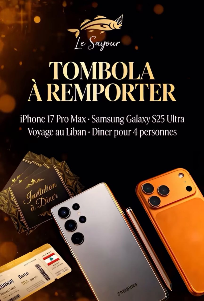 احتفلوا بليلة رأس السنة 2026 في مطعم Le sayour سهرة لا تفوت وجوائز قيمة!